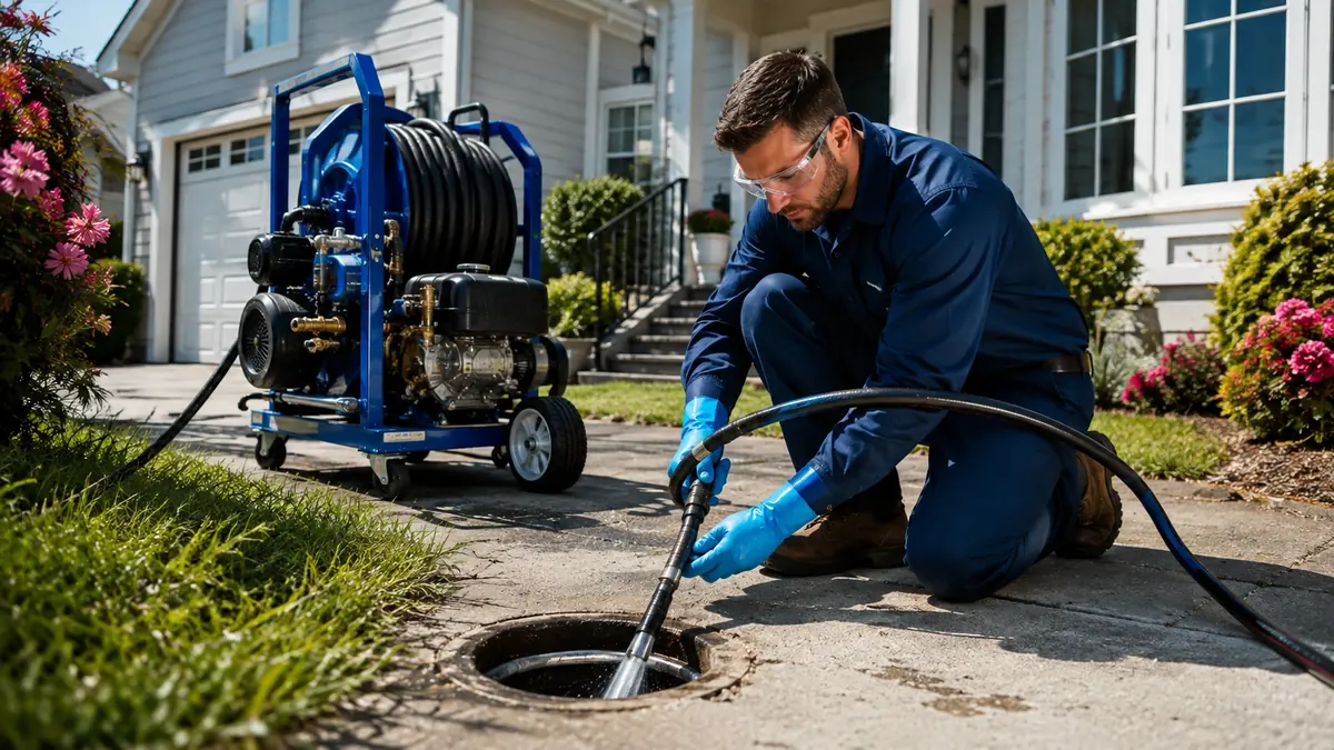 Residential Hydro Jet Drain Cleaning in Placentia